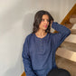 Keep It Casual Top (Navy)
