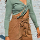 Baby Rib Tie Front