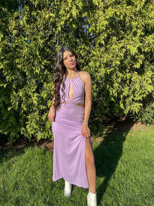 Pretty In Purple Maxi Dress