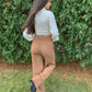 Home Sweet Home Ribbed Pants (Camel)