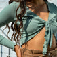 Baby Rib Tie Front