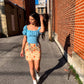 Out On the Town Top (Blue)