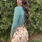 Feeling Edgy Retro Floral Skirt
