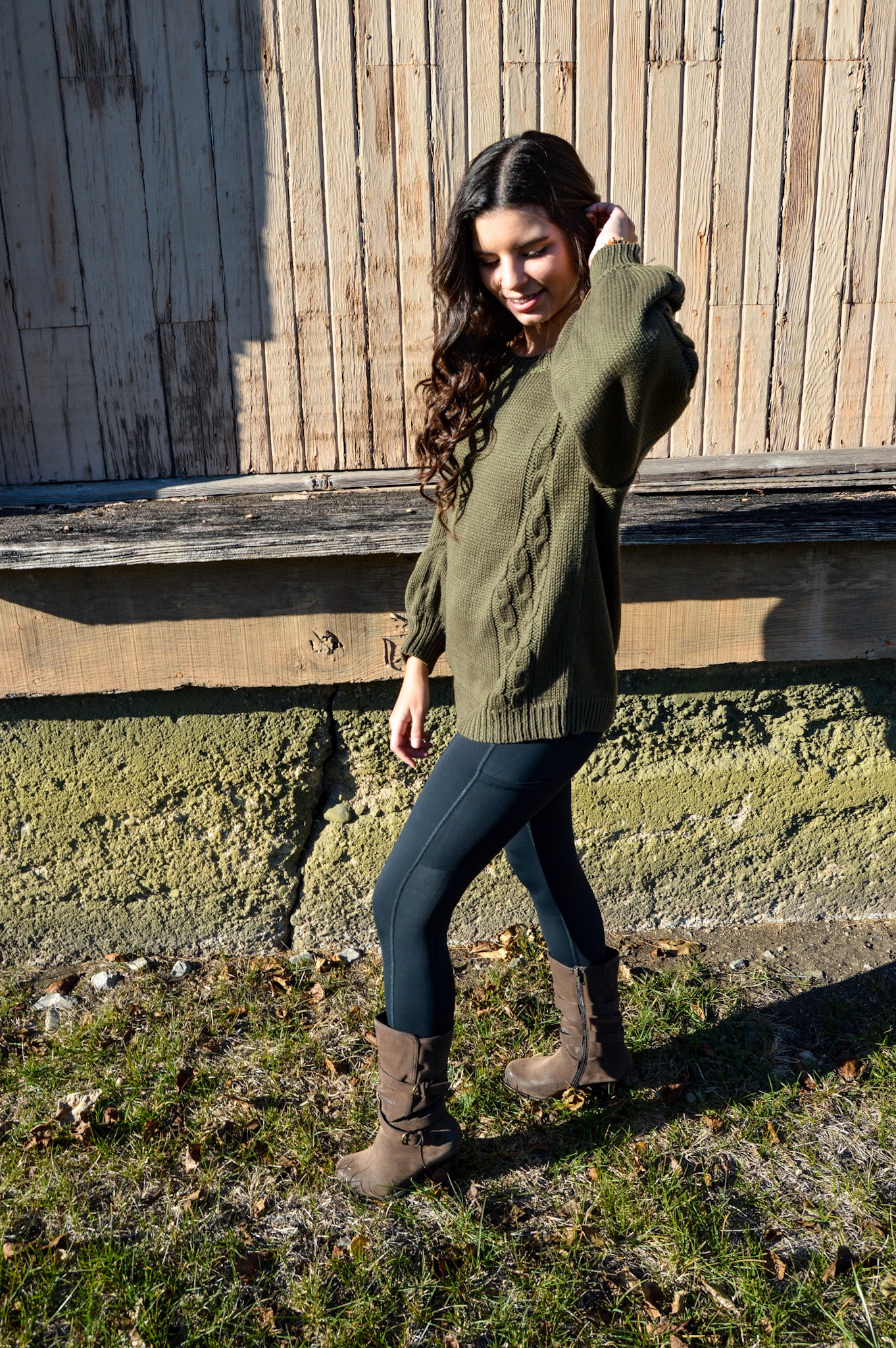 Mistletoe Solid Knit Sweater
