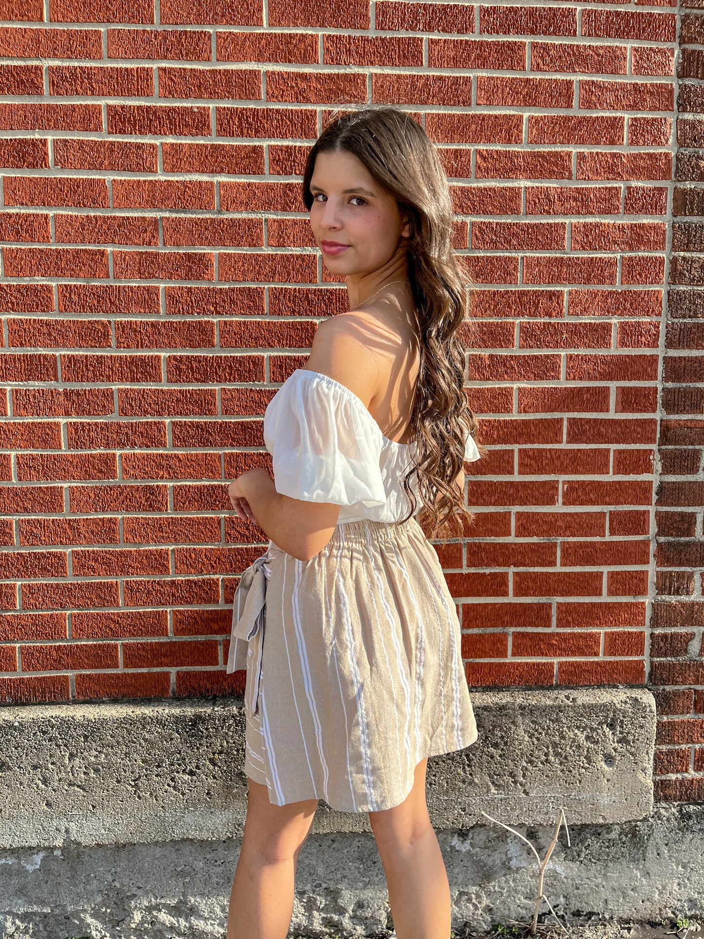 Out On the Town Top (Ivory)