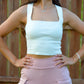 Coconut Ribbed Cami