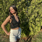 Picture This Halter Top (Black)