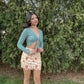 Feeling Edgy Retro Floral Skirt