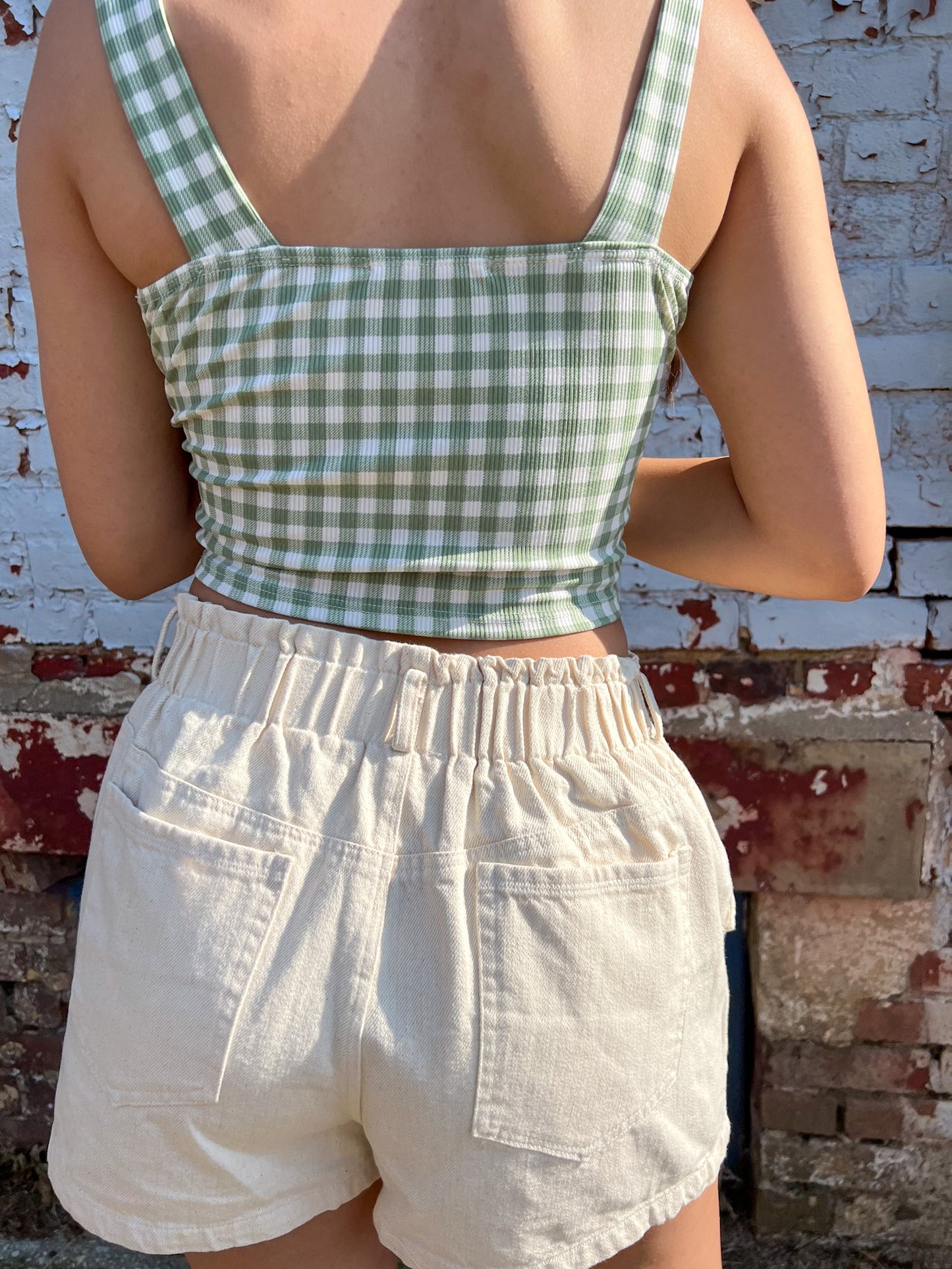 Raise a Toast Gingham Top