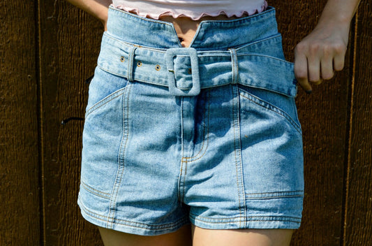 Back Road Denim Shorts