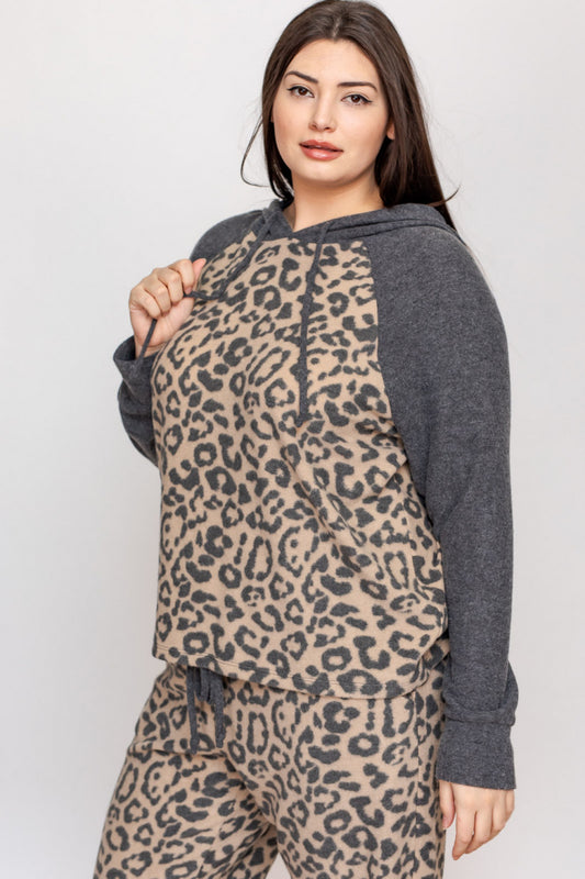 Animal Print Hoodie
